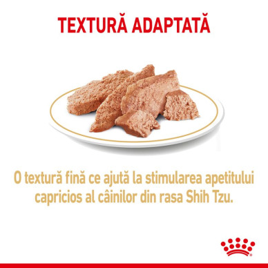 Royal Canin Shih Tzu Adult – Hrană Umedă Pate pentru Câini Adulți din Rasa Shih Tzu – 85 g
